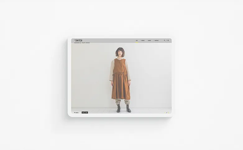 帯広のフォトグラファーSWITCH様のウェブサイト開発